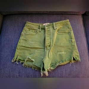Free People Makai high rise cut off jean shorts